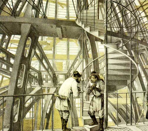 О. Монферран. Конструкции купола Исаакиевского собора. Рисунок 1830-х годов 