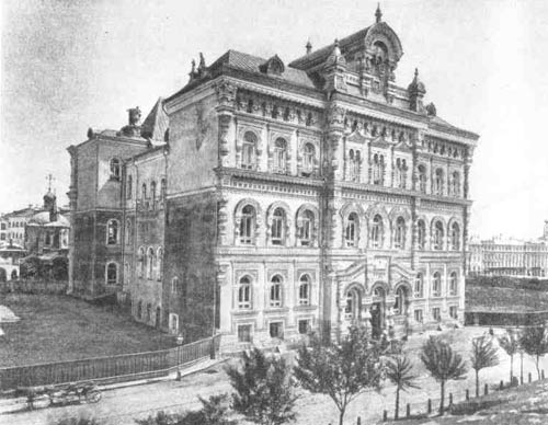 И. А. Монигетти, Н. А. Шохин. Политехнический музей в Москве (1873—1877 гг.). Фотография середины 1880-х годов. 