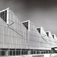 Фиброцемент в архитектуре и строительстве. Завод Eternit, Гейдельберг, 1954 г.,Эрнст Нейферт (Ernst Neufert)