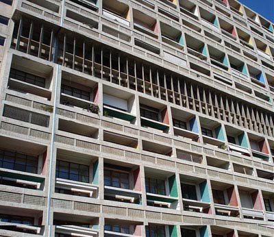 Фиброцемент в архитектуре и строительстве. Unite d'habitation Ле Корбюзье (Le Corbusier)