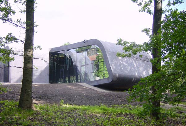 Заха Хадид (Zaha Hadid Architects): Ordrupgaard Museum Extension, Copenhagen, Denmark (Музей искусств Ордрупгаард: новое крыло, Копенгаген, Дания), 2001—2005