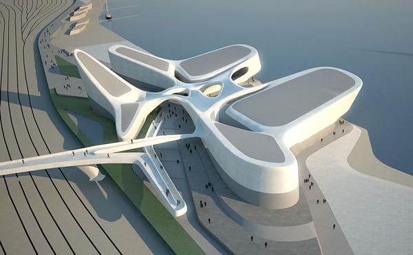 Заха Хадид (Zaha Hadid Architects): Hoenheim-North Terminus & Car Park, Hoenheim, Strasbourg, France (Вокзал Hoenheim-North и паркинг, Страсбург, Франция), 1998—2001