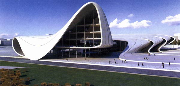 Заха Хадид (Zaha Hadid Architects): Heydar Aliyev Merkezi Cultural Center (Культурный центр им. Гейдара Алиева, Баку, Азербайджан), 2007—