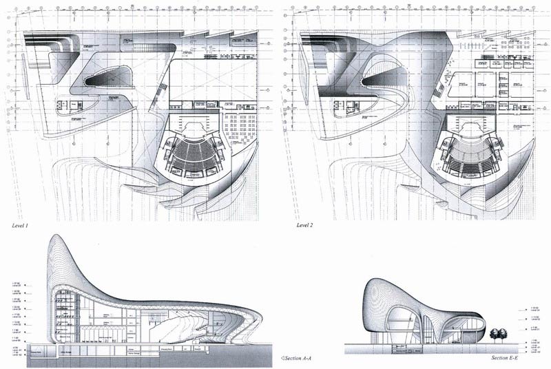 Заха Хадид (Zaha Hadid Architects): Heydar Aliyev Merkezi Cultural Center (Культурный центр им. Гейдара Алиева, Баку, Азербайджан), 2007—