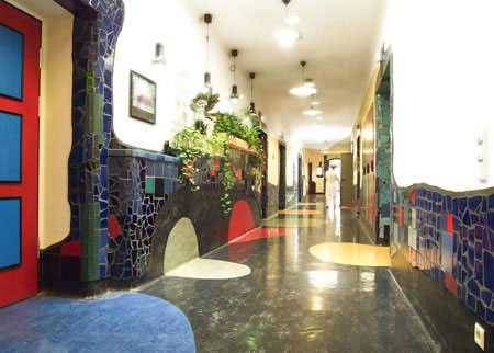 Фриденсрайх Хундертвассер. Friedensreich Hundertwasser: Онкологическая больница (Krankenstation Onkologie), Грац (Graz), Австрия 1993—1994