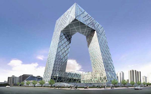 Рем Колхас (Rem Koolhaas)/ OMA: CCTV Television Station and Headquarters, Central China TV, Beijing, China (Здание центрального телевидения Китая), 2004 — 09
