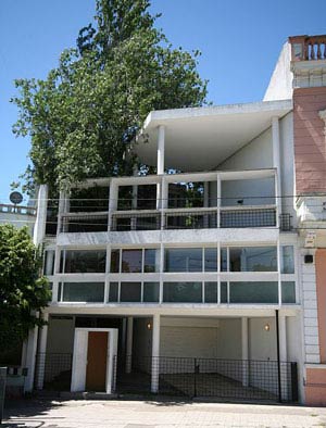 Ле Корбюзье. Le Corbusier. Дом Куручет (Curutchet House, La Plata), Ла-Плата (La Plata), Аргентина. 1949