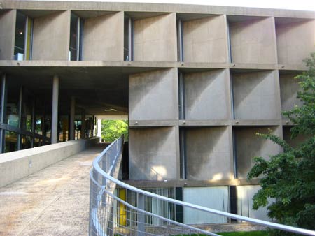 Ле Корбюзье. Le Corbusier. Карпентер-Центр Визуальных Искусств (Carpenter Center for the Visual Arts), Harvard University, Cambridge, Massachusetts, США. 1962