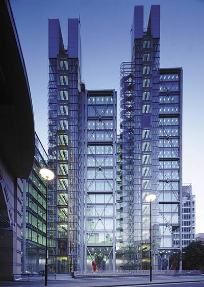 Ричард Роджерс (Richard Rogers): 88 Wood Street, London, England, UK (офисное здание), 1993—1999