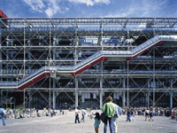 Ричард Роджерс (Richard Rogers): Centre Pompidou, Paris, France (Центр Помпиду в Париже, премия Stirling Prize в 2006-м ), 1971—1977