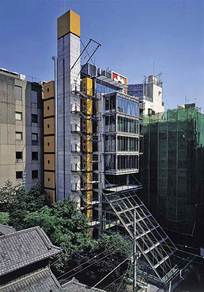 Ричард Роджерс (Richard Rogers): Kabuki Cho, Tokyo, Japan (офисное здание), 1987—1993