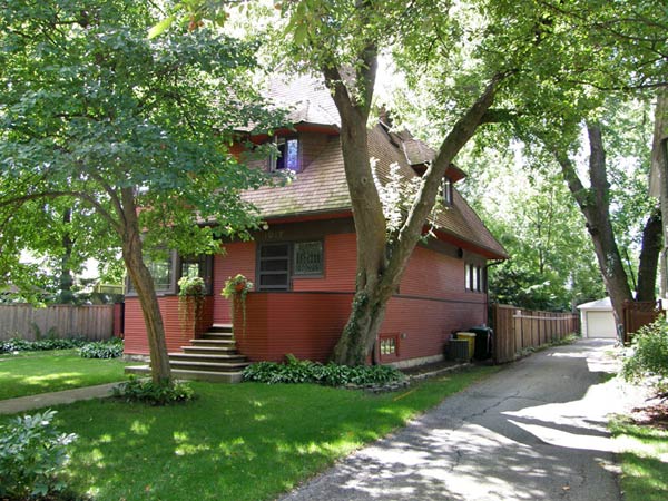 Фрэнк Ллойд Райт (Frank Lloyd Wright): Robert P. Parker House, Oak Park, Illinois (Дом Роберта Паркера, Оак-Парк, Иллинойс), 1892