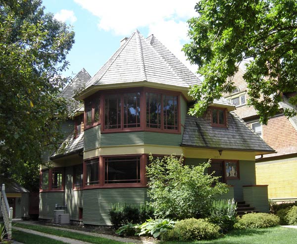 Фрэнк Ллойд Райт (Frank Lloyd Wright): Thomas H. Gale House, Oak Park, Illinois (Дом Томаса Гейла, Оак-Парк, Иллинойс), 1892