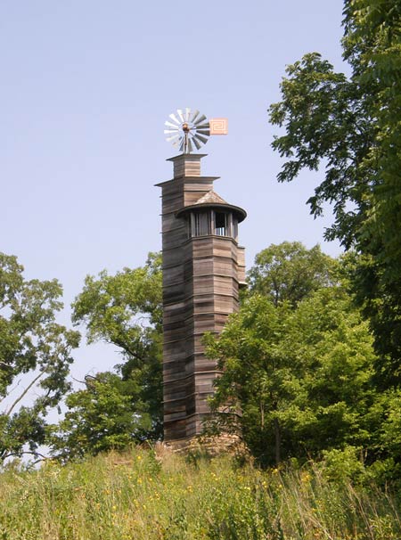 Фрэнк Ллойд Райт (Frank Lloyd Wright): Romeo and Juliet Windmill, Spring Green, Wisconsin (Башня ветряной мельницы «Ромео и Джульетта» Хиллсайдской школы, Спринг-Грин, Висконсин), 1896; пререстроен в 1938