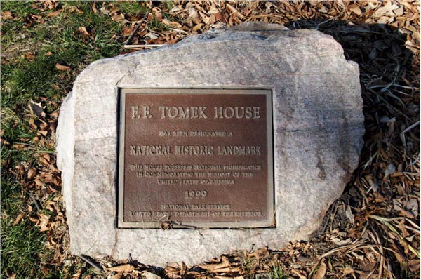 Органическая архитектура: Фрэнк Ллойд Райт (Frank Lloyd Wright): Ferdinand F. Tomek House (The Ship House), Riverside, Illinois (Дом Ф.Ф. Томека, Риверсайд, Иллинойс ), 1904—1906