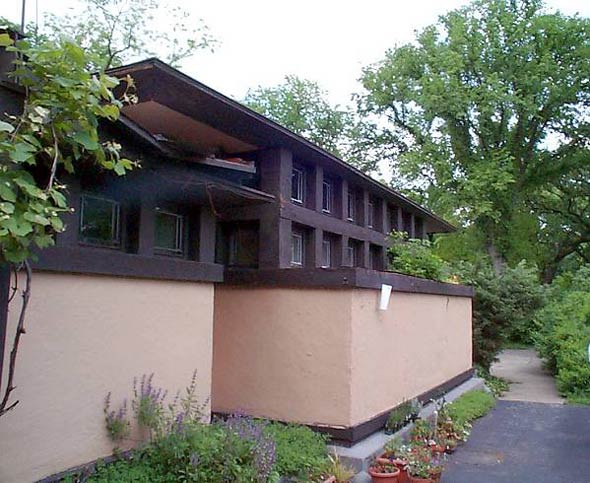 Органическая архитектура: Фрэнк Ллойд Райт (Frank Lloyd Wright): Avery Coonley Gardner's Cottage, Riverside, Illinois (Коттедж Эйвери Кунли, Риверсайд, Иллинойс), 1911 