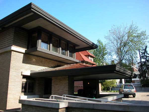 Органическая архитектура: Фрэнк Ллойд Райт (Frank Lloyd Wright): Meyer May House, Grand Rapids, Michigan (Дом Майера Мея, Гранд-Рэпидс, Мичиган), 1908