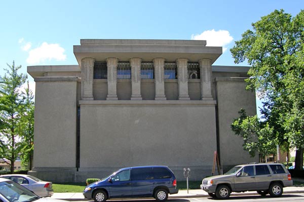 Фрэнк Ллойд Райт (Frank Lloyd Wright): Unity Temple, Oak Park, Illinois (Храм Согласия, Оак-Парк, Иллинойс), 1904—1908