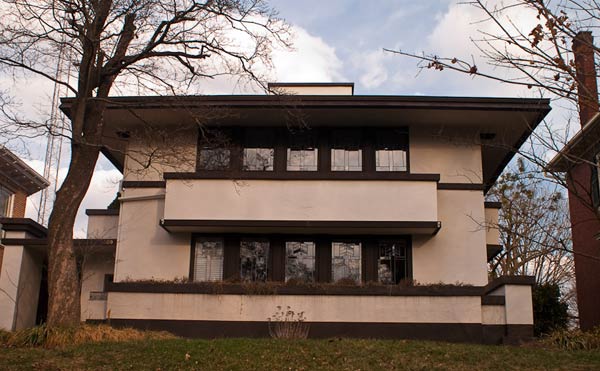 Органическая архитектура: Фрэнк Ллойд Райт (Frank Lloyd Wright): Rev. Jessie R. Zeigler House, Frankfort, Kentucky (Дом преподобного Дж.Р. Циглера, Франкфорт, Кентукки), 1909
