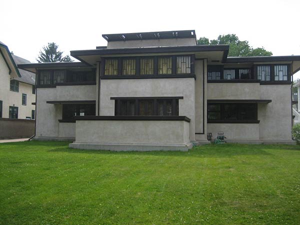 Фрэнк Ллойд Райт (Frank Lloyd Wright): Oscar B. Balch House, Oak Park, Illinois (Дом О.Б. Бэлха, Оак-Парк, Иллинойс), 1911