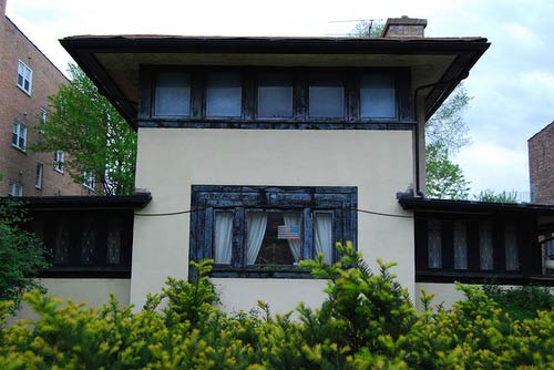 Органическая архитектура: Фрэнк Ллойд Райт (Frank Lloyd Wright): Joseph J. Walser Jr. Residence, Chicago, Illinois (Дом Дж.Дж. Уолсера, Чикаго, Иллинойс), 1903