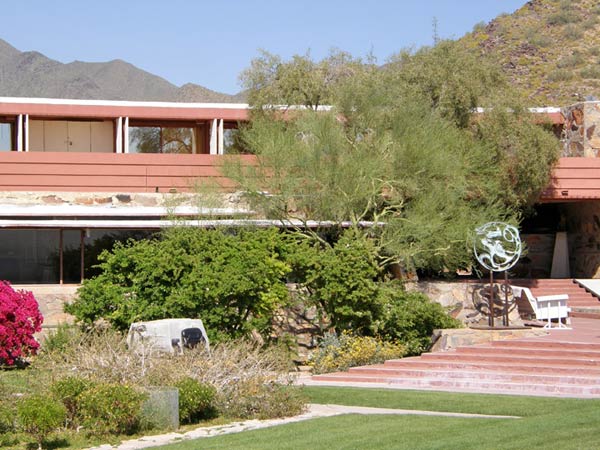 Органическая архитектура: Фрэнк Ллойд Райт (Frank Lloyd Wright): Taliesin West, Scottsdale, Arizona (Тейлизин-Вест, Скоттсдейл, Аризона), 1937