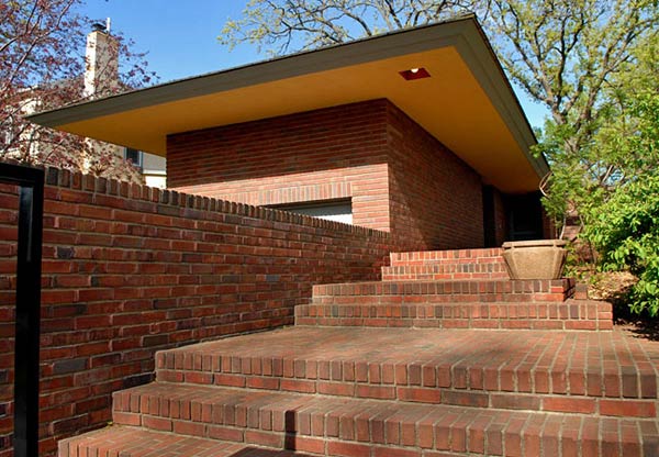 Органическая архитектура: Фрэнк Ллойд Райт (Frank Lloyd Wright): Malcolm E. Willey House, Minneapolis, Minnesota (Дом Малколма Уилли, Миннеаполис, Миннеаполис), 1934