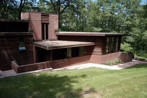 Фрэнк Ллойд Райт (Frank Lloyd Wright): Charles L. Manson House, Wausau, Wisconsin (Дом Чарлза Л. Мэнсона, Ваузау, Висконсин), 1938—1941