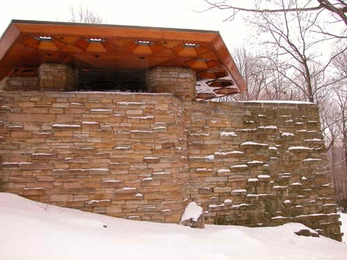Органическая архитектура: Фрэнк Ллойд Райт (Frank Lloyd Wright): Kentuck Knob (I.N. Hagan House), Chalkhill, Pennsylvania (Дом И.Н. Хейгена, Чокхилл, Пенсильвания), 1953—1956