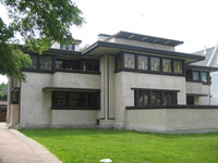 Фрэнк Ллойд Райт (Frank Lloyd Wright): Oscar B. Balch House, Oak Park, Illinois (Дом О.Б. Бэлха, Оак-Парк, Иллинойс ), 1911