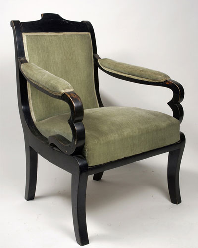 Кресло в стиле бидермайер (Biedermeier). Австрия, 1825 г