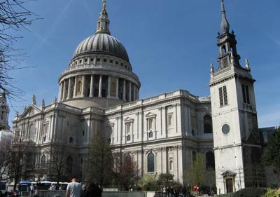 Собор Св. Павла (St Pauls Cathedral) на площади Ковент-Гарден (Covent Garden), архитектор Кристофер Рен(Christopher Wren) 