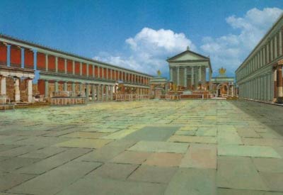 Реконструкция храма Юпитера на Капитолийском холме 