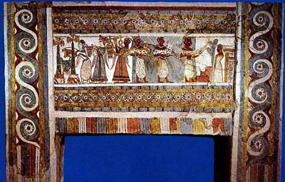 Роспись саркофага из Hagia Triada