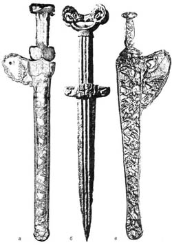 Скифский меч акинак 