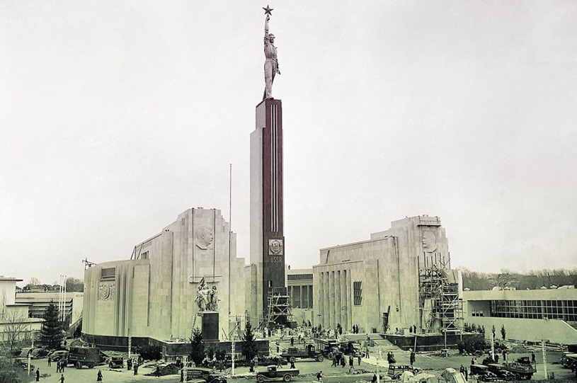Павильон СССР на Международной выставке в Нью-Йорке. 1939 г.