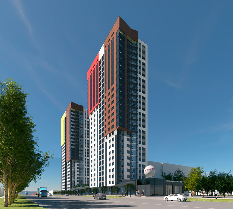 ЖК «Салют» по ул. Титова в Новосибирске