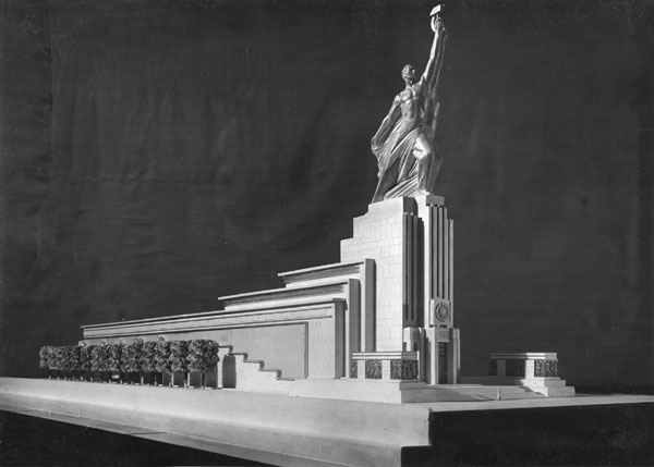 Париж. Советский павильон на Международной выставке, 1937 г. Б. Иофан, В. Мухина