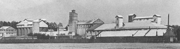 Совхоз «Лесные поляны». Комбикормовый завод 1955 г.