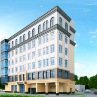 Здание общественного назначения с подземной автостоянкой по ул. Аникина в Новосибирске / ООО «АкадемСтрой НСК»