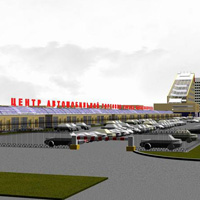 Проект центра автомобильной торговли Новосибирска