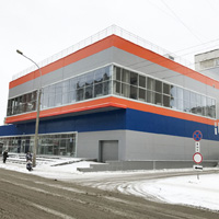 Здание магазина смешанных товаров с подземной автостоянкой по ул. Новосибирская