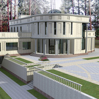 Реконструкция здания Гостевого корпуса в Заельцовском районе г. Новосибирска