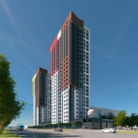 ЖК «Салют» по ул. Титова в Новосибирске